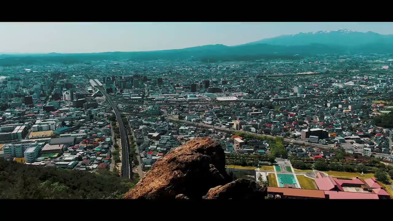 福島市の街並み